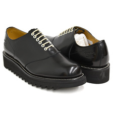 TOMOTAKA ONOZAKI &times; REGAL RIPPLE SADLE SHOES ALL BLACK画像