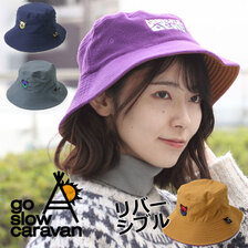 go slow caravan &times; Grateful Dead フリース リバーシブル バケットハット 382901画像