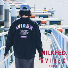 MILKFED. &times; AVIREX COLORFUL SWEAT画像