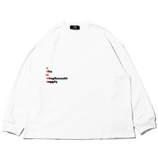 THE OTOGIBANASHI SUPPLY &times; atmos L/S TEE WHITE画像