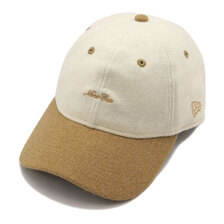 NEW ERA 9TWENTY Melton メルトン スクリプトロゴ アイボリー ベージュバイザー 13328479画像