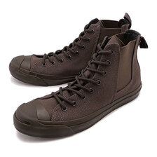CONVERSE JACK PURCELL SIDEGORE HI RH DARKBROWN 33300980画像