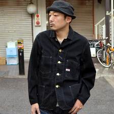 TCB jeans Cathartt Chore Coat Black/Black画像