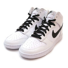 NIKE DUNK HI RETRO WHITE/BLACK-SUMMIT WHITE DJ6189-101画像