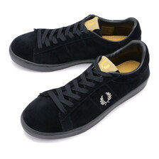 FRED PERRY SPENCER SUEDE BLACK B4323-102画像