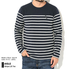 AIGLE Stripe L/S Tee ZTHAD16画像