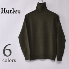 Harley of Scotland MERINO CASHMERE ROLL NECK SWEATER M4741/5画像