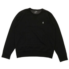 POLO RALPH LAUREN Tech Fleece Crew Sweat BLACK画像