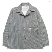HEADLIGHT 11oz. EXPRESS STRIPE WW II WORK COAT HD15235画像