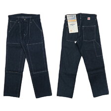 HEADLIGHT 10oz. BLUE DENIM DOUBLE FRONT DUNGAREES HD42350画像