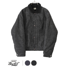 GOLD RECYCLED WASTE SUVIN COTTON YARN 11oz. DENIM RANCH JACKET 22B-GL15107画像