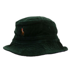 POLO RALPH LAUREN Pony Player Bucket Hat COLLEGE GREEN画像