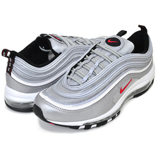 NIKE AIR MAX 97 OG metallic silver/university red DM0028-002画像