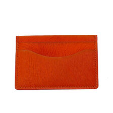 Hender Scheme Hairy Cardholder ORANGE画像