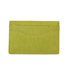 Hender Scheme Hairy Cardholder LIME GREEN画像