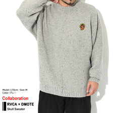 RVCA × DMOTE Skull Sweater BC042-093画像
