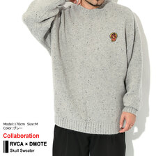 RVCA &times; DMOTE Skull Sweater BC042-093画像