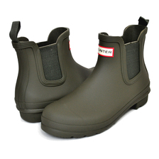HUNTER WOMENS ORIGINAL CHELSEA OLIVE WFS2078RMA-OVL画像