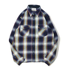SAMURAI JEANS SIN22-02 ロープインディゴヘビーネルワークシャツ画像