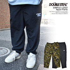 DOUBLE STEAL SIMPLE LOGO Nylon Pants 724-72073画像