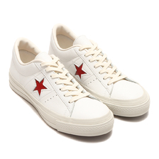 CONVERSE ONE STAR J EB LEATHER WHITE 35200470画像