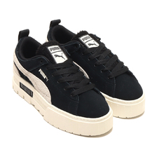 PUMA MAYZE RAW TEDDY WNS PUMA BLACK 386641-01画像