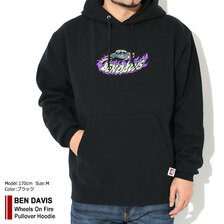 BEN DAVIS Wheels On Fire Pullover Hoodie I-23380013画像