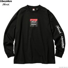 NANGA &times; LIBERAIDERS ECO HYBRID L/S TEE (BLACK) 77501画像