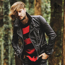 NO ID. BLACK コーティングストレッチ2wayライダースJKT 452006-353B画像