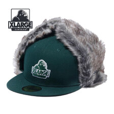 X-LARGE NEWERA 59FIFTY DOGEAR CAP GREEN 101224051012画像
