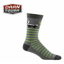 DARN TOUGH VERMONT Animal Haus Crew Lightweight Gray 6066画像