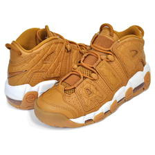 NIKE WMNS AIR MORE UPTEMPO wheat/wheat-orange quartz DX3375-700画像