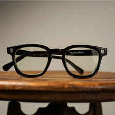 GLAD HAND &times; 丹羽雅彦 FAMILY CREST WELLINGTON - GLASSES -BLACK-画像