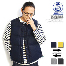 FIDELITY REVERSIBLE DOWN VEST TK-2775022画像