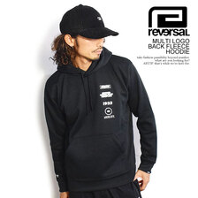 reversal MULTI LOGO BACK FLEECE HOODIE RV22AW204画像
