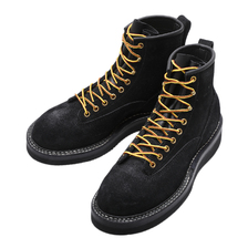 WHITE'S BOOTS 6 NORTH WEST LTT -ROUGHOUT BLACK- 350NWC-DSBKRO画像