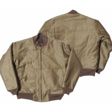 WAREHOUSE Lot 2180 NAF 1168 AVIATOR AND GROUND CREW JACKET KHAKI (NXs-1404)画像