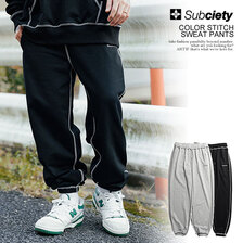 Subciety COLOR STITCH SWEAT PANTS 103-01868画像