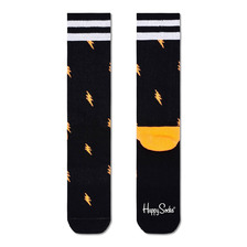 Happy Socks Small Flash Crew BLACK画像