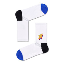 Happy Socks Arrow 3/4 Crew WHITE画像
