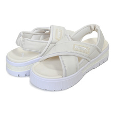 PUMA MAYZE SANDAL L WNS PRISTINE-PUMA WHITE 384830-02画像