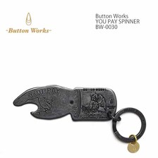 Button Works x VENICE DESIGN8 Black Line You Pay Spinner BW-0030画像