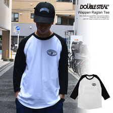 DOUBLE STEAL Wappen Raglan Tee 924-12053画像
