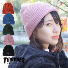 THRASHER GONZ LOGO RIB KNIT BEANIE 22TH-N52画像