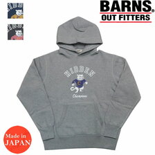 BARNS &ldquo;STANDARD&rdquo; COZUN フロッキープリントプル パーカー HIDDEN BR-22452画像