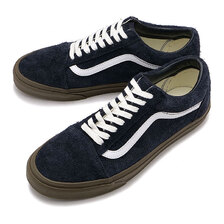 VANS OLD SKOOL HAIRY SUEDE DARK NAVY VN0005UADNV画像
