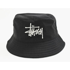 STUSSY Grid Basic Bucket Hat 1321134画像
