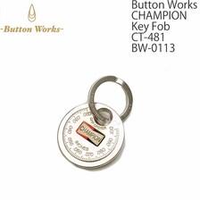 Button Works CHAMPION Spark Plug Key Fob BW-0113画像