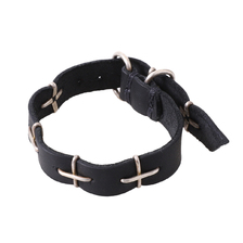 m.a+ thin silver cross studded wrist band A-F2BL1-GR20画像