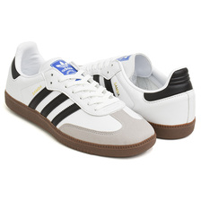 adidas SAMBA VEGAN FTWWHT / CBLACK / GUM5 H01877画像